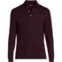 Men's Big Long Sleeve Cotton Supima Polo Shirt, Front