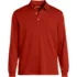 Men's Long Sleeve Cotton Supima Polo Shirt, Front