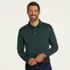 Men's Long Sleeve Cotton Supima Polo Shirt, alternative image