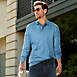 Men's Tall Long Sleeve Super Soft Supima Polo Shirt, alternative image