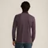 Men's Long Sleeve Cotton Supima Polo Shirt, Back