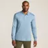 Men's Long Sleeve Cotton Supima Polo Shirt, Front