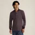 Men's Long Sleeve Cotton Supima Polo Shirt, Front