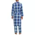 Men's Flannel Robe, Back