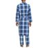 Men's Flannel Robe, Back