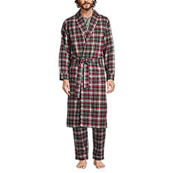 Men's Flannel Robe, Front
