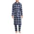 Men's Flannel Robe, Front