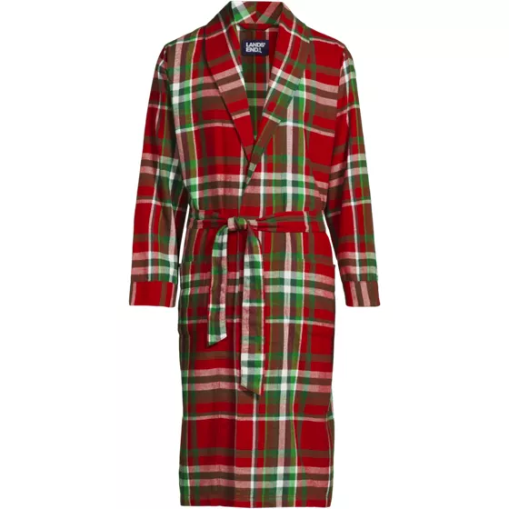 Men's Flannel Robe - primary