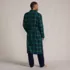 Men's Flannel Robe, Back