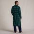 Men's Flannel Robe, Back