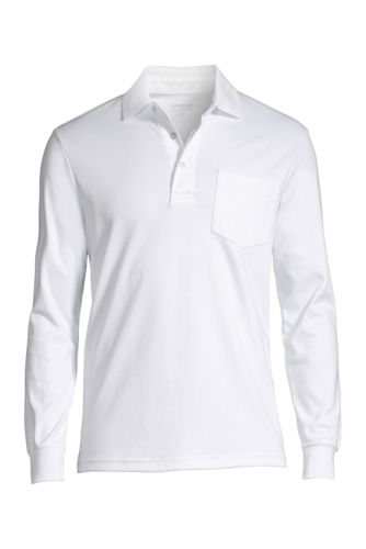 long sleeve polo with pocket