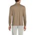 Men's Long Sleeve Cotton Supima Polo Shirt with Pocket, Back