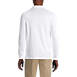 Men's Tall Long Sleeve Super Soft Supima Polo Shirt with Pocket, Back