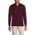 Men's Long Sleeve Cotton Supima Polo Shirt with Pocket, Front