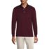 Men's Long Sleeve Cotton Supima Polo Shirt with Pocket, Front