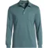Men's Long Sleeve Cotton Supima Polo Shirt with Pocket, Front