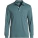 Men's Long Sleeve Super Soft Supima Polo Shirt with Pocket, Front