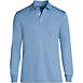 Men's Tall Long Sleeve Super Soft Supima Polo Shirt with Pocket, Front
