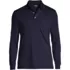 Men's Long Sleeve Cotton Supima Polo Shirt with Pocket, Front