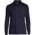 Men's Long Sleeve Cotton Supima Polo Shirt with Pocket, Front