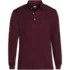 Men's Long Sleeve Cotton Supima Polo Shirt with Pocket, Front