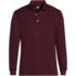 Men's Long Sleeve Cotton Supima Polo Shirt with Pocket, Front