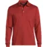 Men's Long Sleeve Cotton Supima Polo Shirt with Pocket, Front