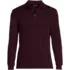 Men's Tall Long Sleeve Cotton Supima Polo Shirt with Pocket, Front