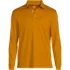 Men's Long Sleeve Cotton Supima Polo Shirt with Pocket, Front