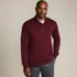 Men's Long Sleeve Cotton Supima Polo Shirt with Pocket, Front