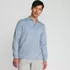 Men's Long Sleeve Cotton Supima Polo Shirt with Pocket, Front