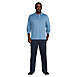 Men's Big and Tall Long Sleeve Super Soft Supima Polo Shirt, alternative image