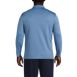 Men's Big and Tall Long Sleeve Super Soft Supima Polo Shirt, Back