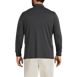 Men's Big and Tall Long Sleeve Super Soft Supima Polo Shirt, Back