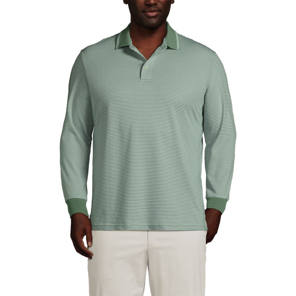Lands end long sleeve polo best sale