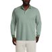 Men's Big and Tall Long Sleeve Super Soft Supima Polo Shirt, Front