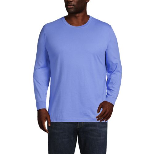 Father Sons Sky Blue Knitted Cable Saddle Crew Super Slim Jumper With