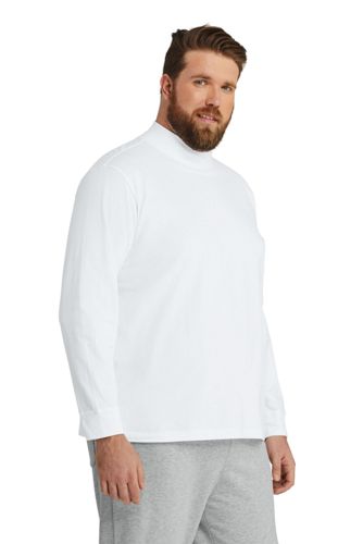 big and tall mock turtleneck