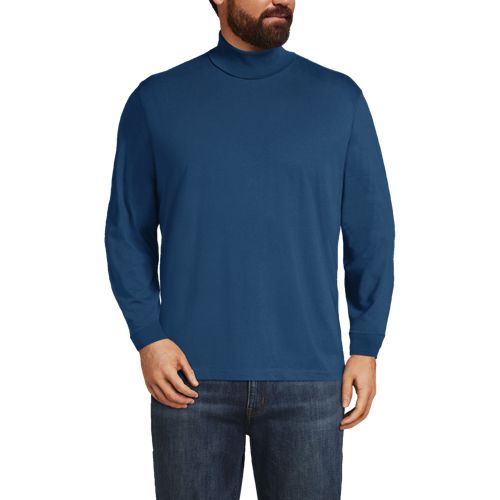 Men's Big and Tall Super-T Turtleneck | Lands' End