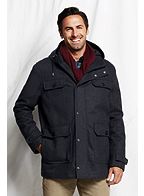Lands' End Stylish Wool Parka 436139