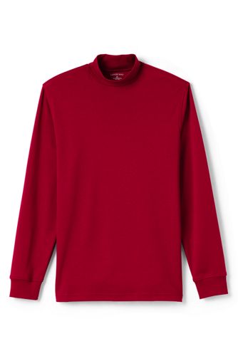 lands end mock turtleneck mens