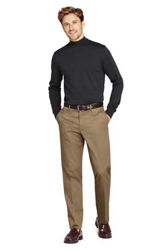 lands end mock turtleneck mens