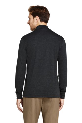 mens fleece mock turtleneck