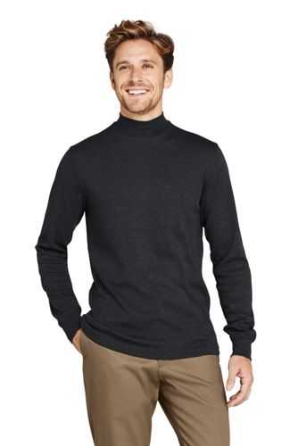 mens dress mock turtleneck shirt