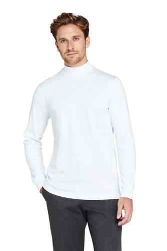 mens dress mock turtleneck shirt