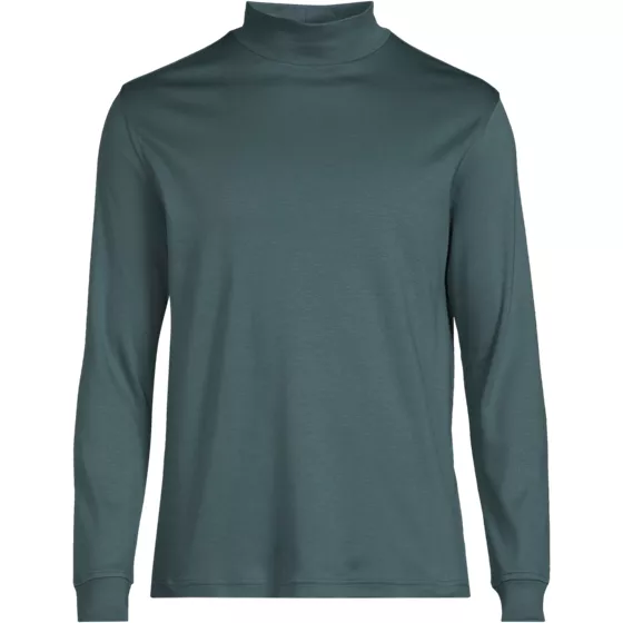 Men's Cotton Supima Mock Turtleneck - primary