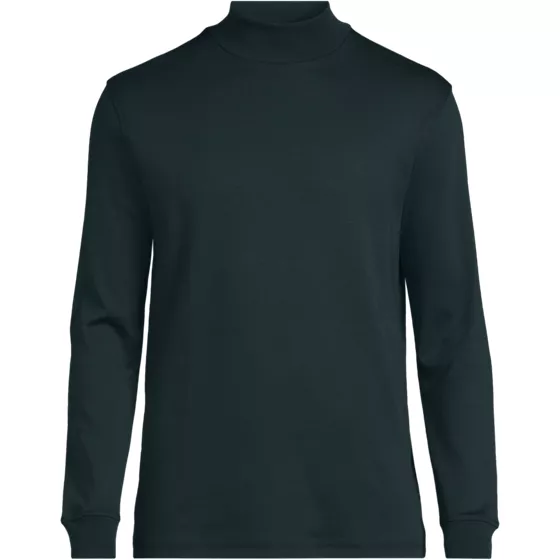 Men's Tall Cotton Supima Mock Turtleneck - primary