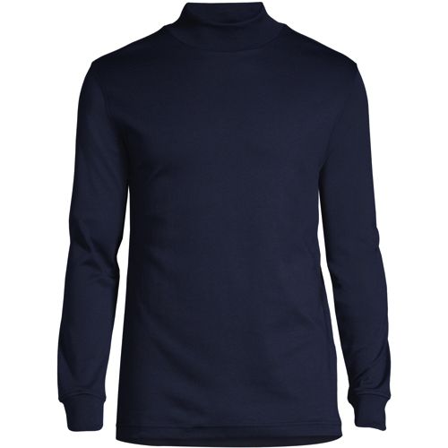 Mens mock turtleneck shop pima cotton short sleeve