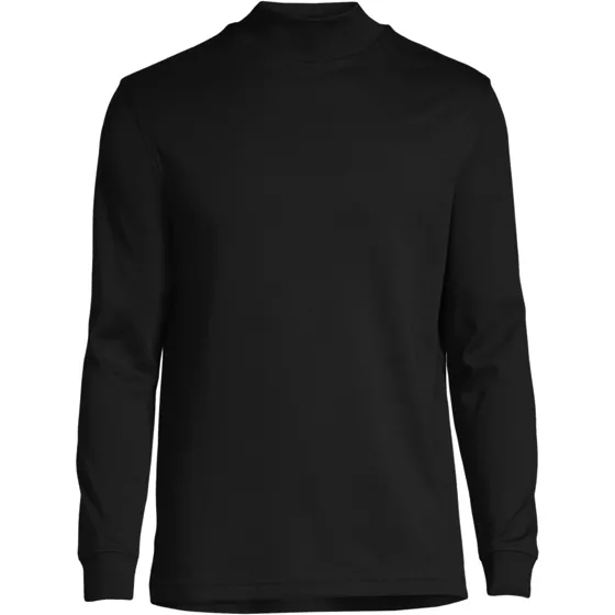 Men's Cotton Supima Mock Turtleneck - primary