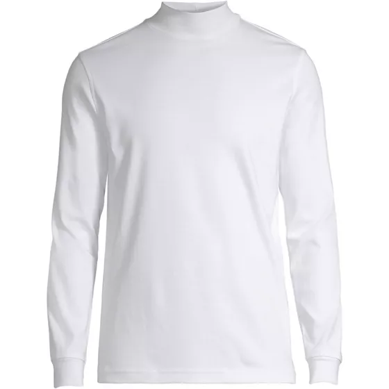 Men's Big and Tall Cotton Supima Mock Turtleneck - primary